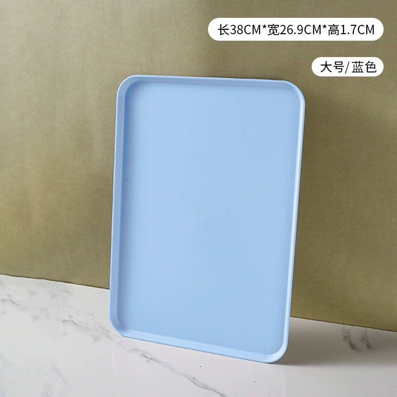 Nordic INS wheat straw trap household color plates commercial barbecue bakery dish large plastic tea plate