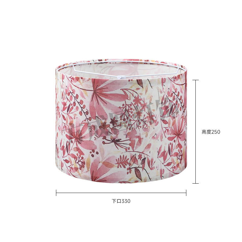 Floral lámpara de escritorio desmontable pequeña lámpara de piso fresca tela lámpara de cama hotel decoración lámpara de cama