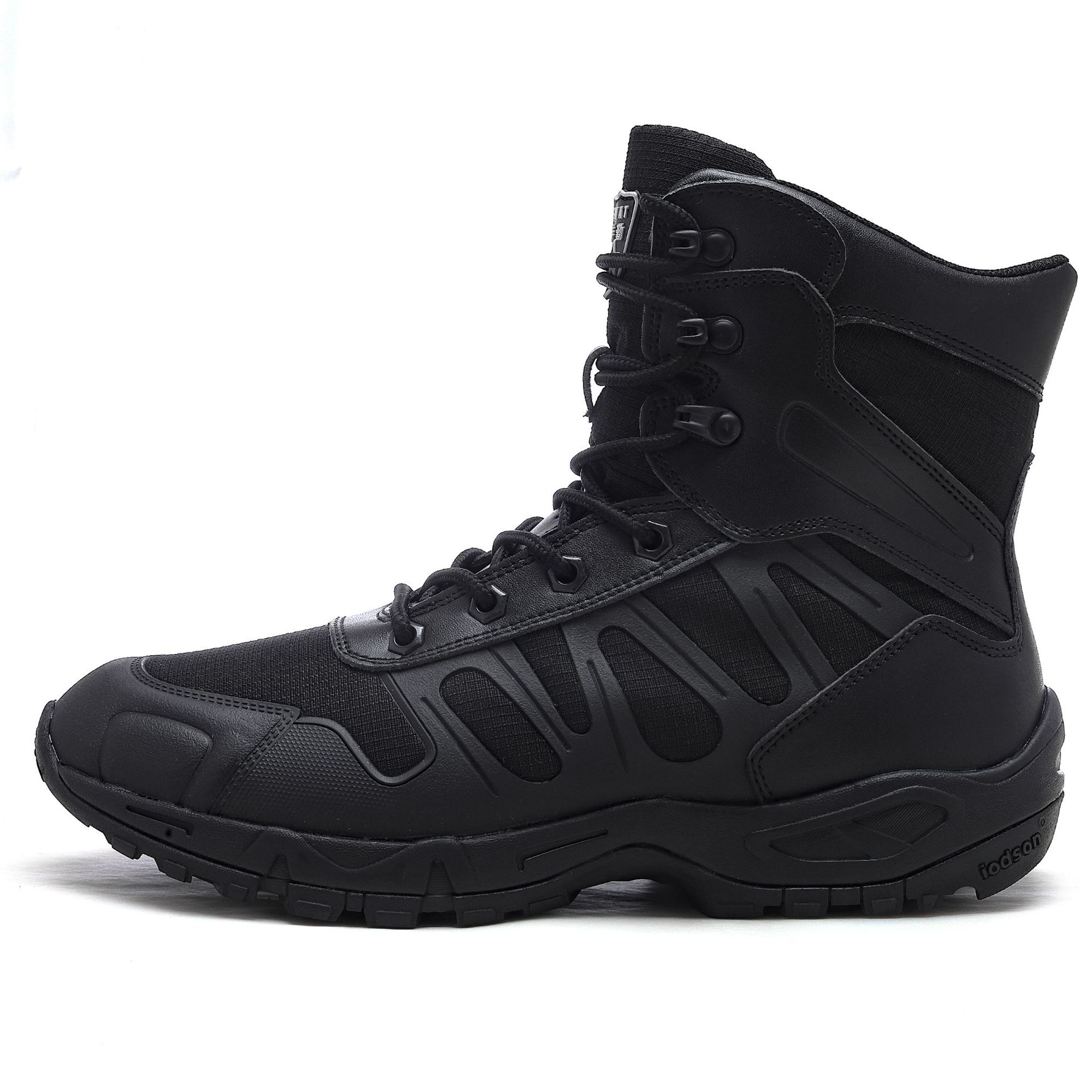 2026 New Spring/Autumn Black Outdoor Hiking Boots, Security Boots, Ground Staff Breathable Boots, Military Boots