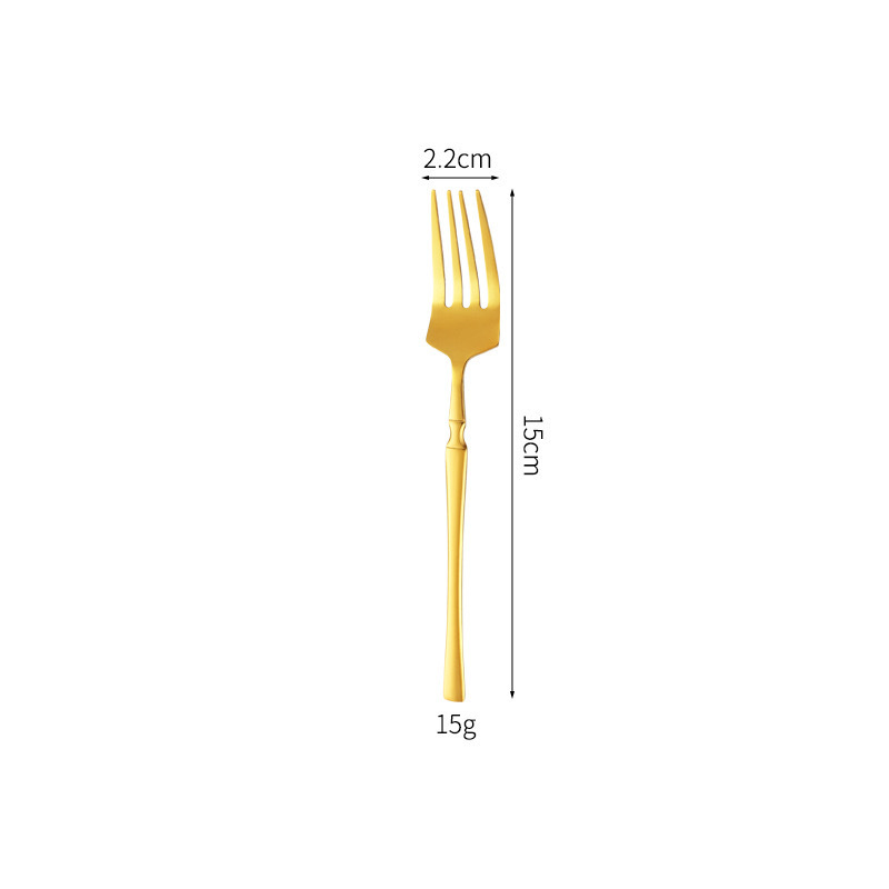 작은 포크(금색)
