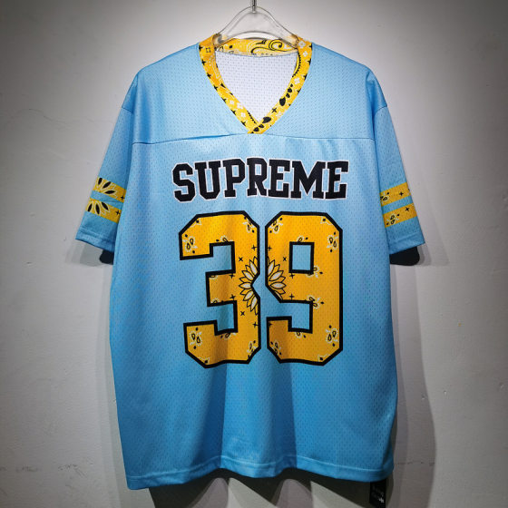 super american retro sports football uniform mesh breathable quick-drying loose sportswear digital tee for men and women