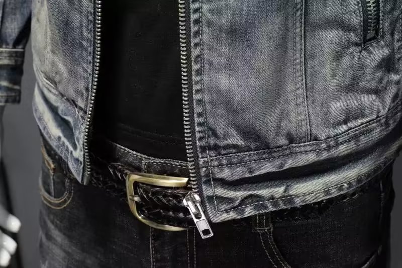 Herrenbekleidung Jeansjacke Persönlichkeit Retro Slim Fit Mode Tops Herren Freizeitmantel trendy_voghion.com