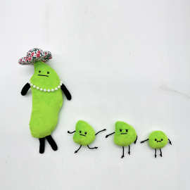新品Secret Staycation Plush秘密逗留毛豆家族毛绒玩偶公仔