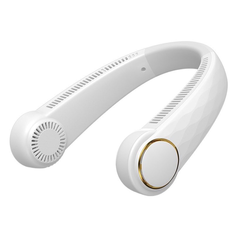 Ventilador de cuello colgante USB nuevo transfronterizo 2025 deportes al aire libre mini ventilador pequeño de carga mini ventilador de cuello colgante.