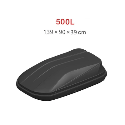 【500L Roof Box】Direct Sale from Manufacturer, Universal Ultra-Thin Car Roof Box for Storage (Roof box) - 450l-1399039cm-single-box-black