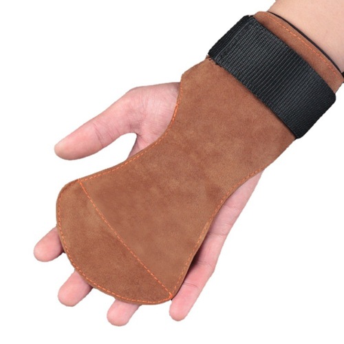Cross-border cowhide palm protector for men's fitness non-slip palm protector equipment wear-resistant wrist protector deadlift booster belt weightlifting grip belt