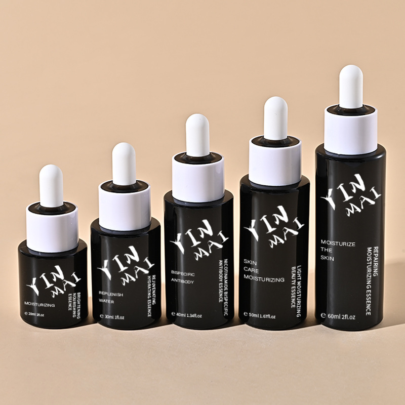 银脉专利20ml-100ml云顶圈平肩滴管瓶 精华原液玻璃瓶分装精油瓶|undefined