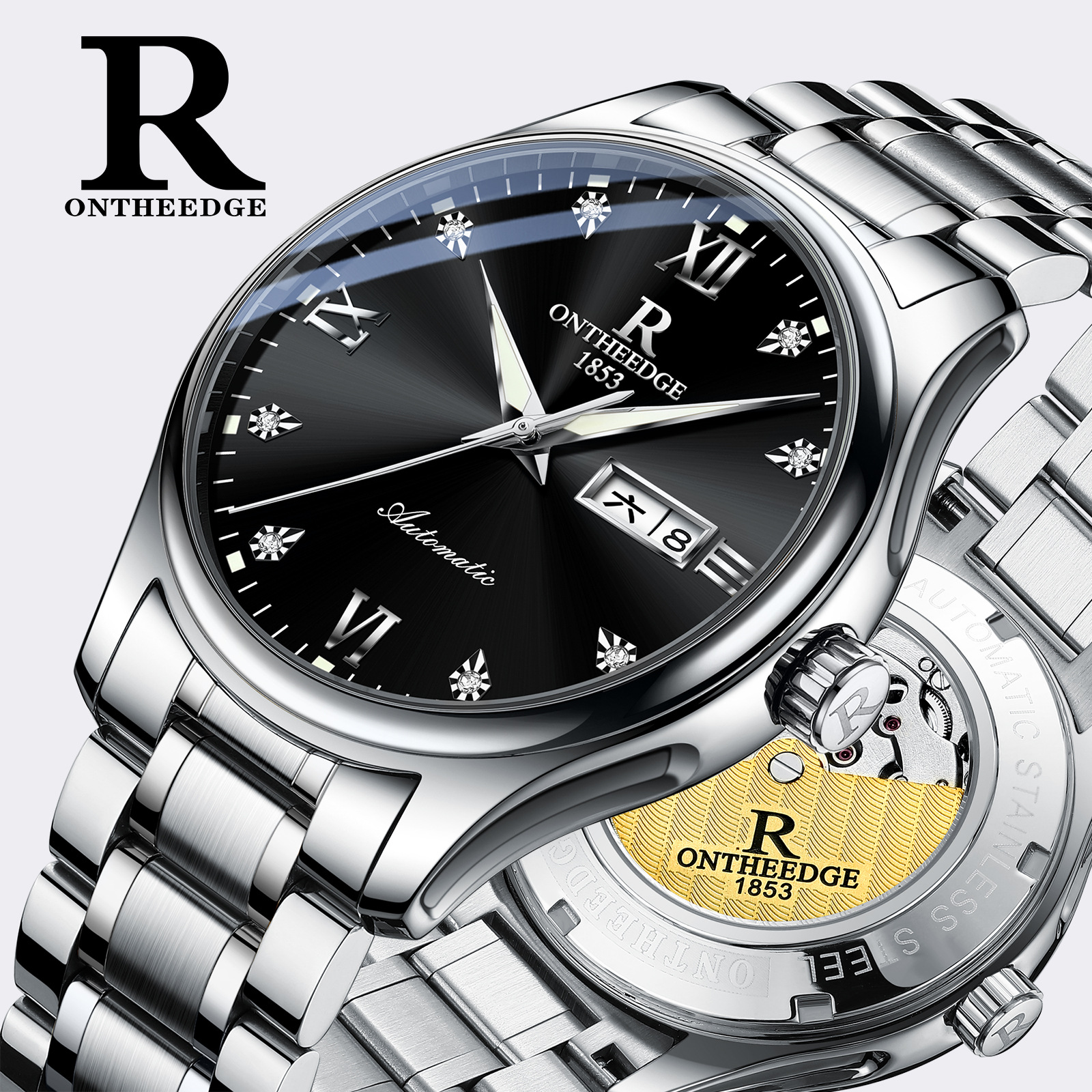 RZY092 실버 블랙 스틸