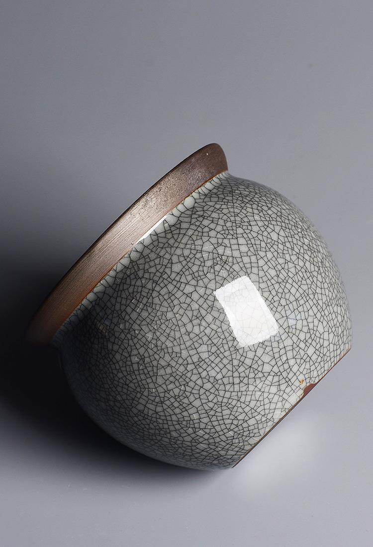 Vaso per succulente in ceramica argilla viola con crakelé_voghion.com