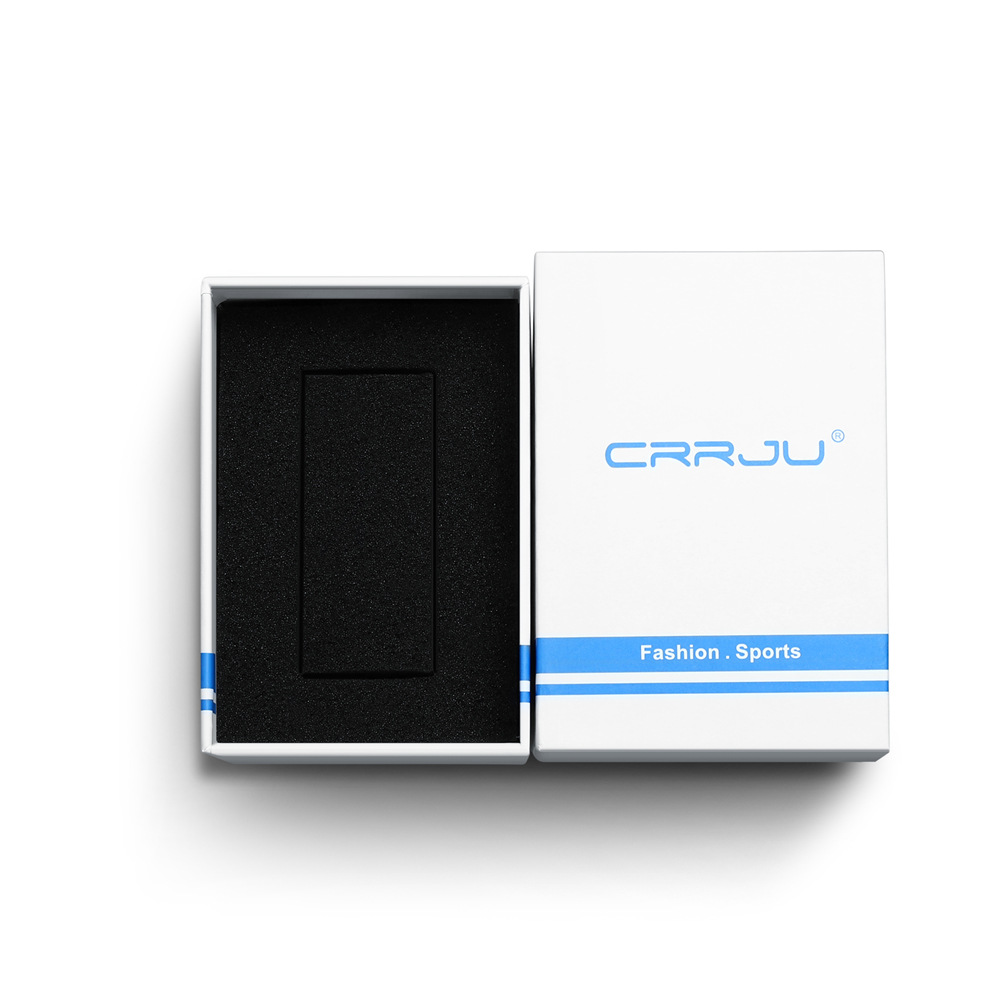 Caja de reloj blanca cuadrada CRRJU