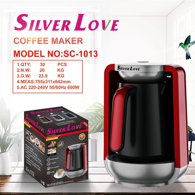 European Standard Cross-Border Turkish Coffee Machine Semi-Automatic Household Small Coffee Pot