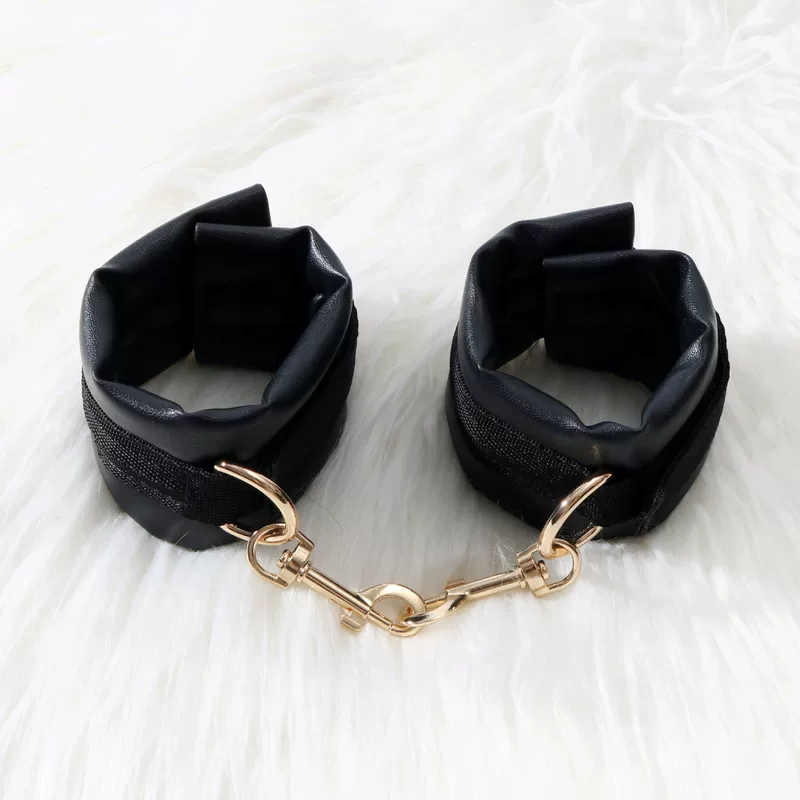 Кожаные BDSM запястья-руки, бока, стяжки на бедрах с наручниками на спине и наручниками, набор высокого класса для секс-разыграния SM