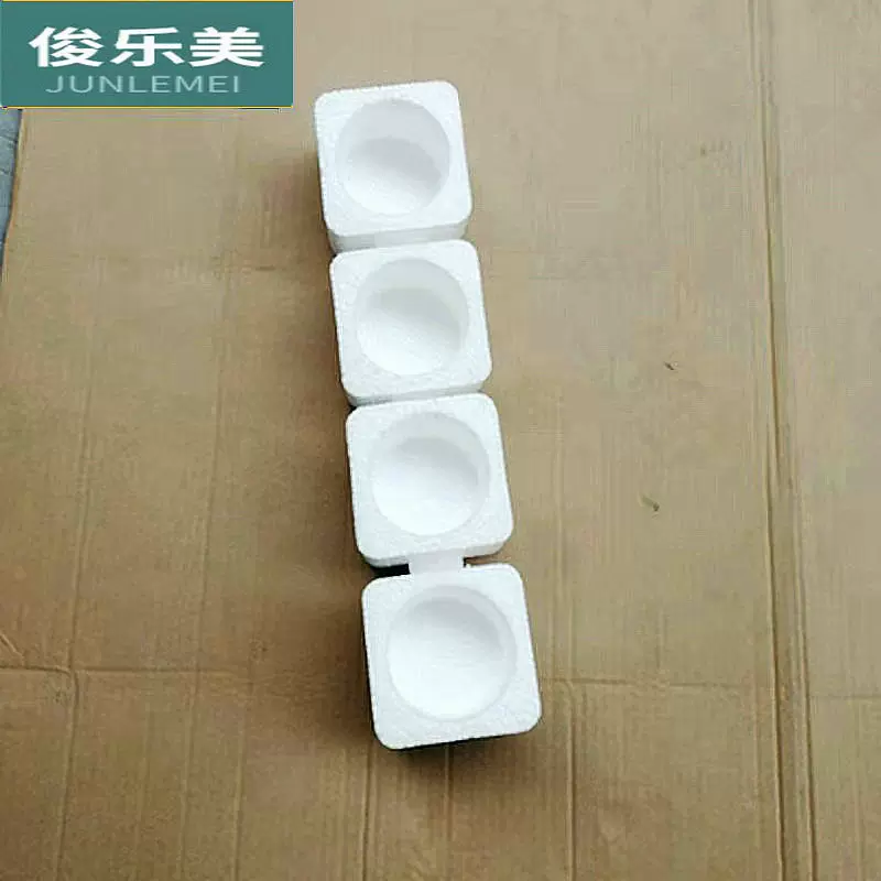 圆形加厚泡沫包装盒老干妈玻璃瓶泡沫包装箱物流快递运输防护厂家