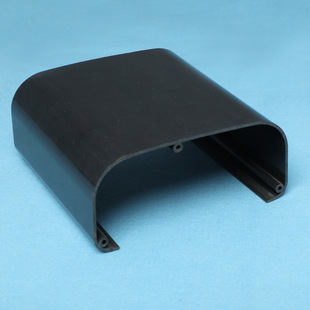 Manufacturer ABS black profile non-standard plastic profile ABS extrusion parts plastic extrusion parts