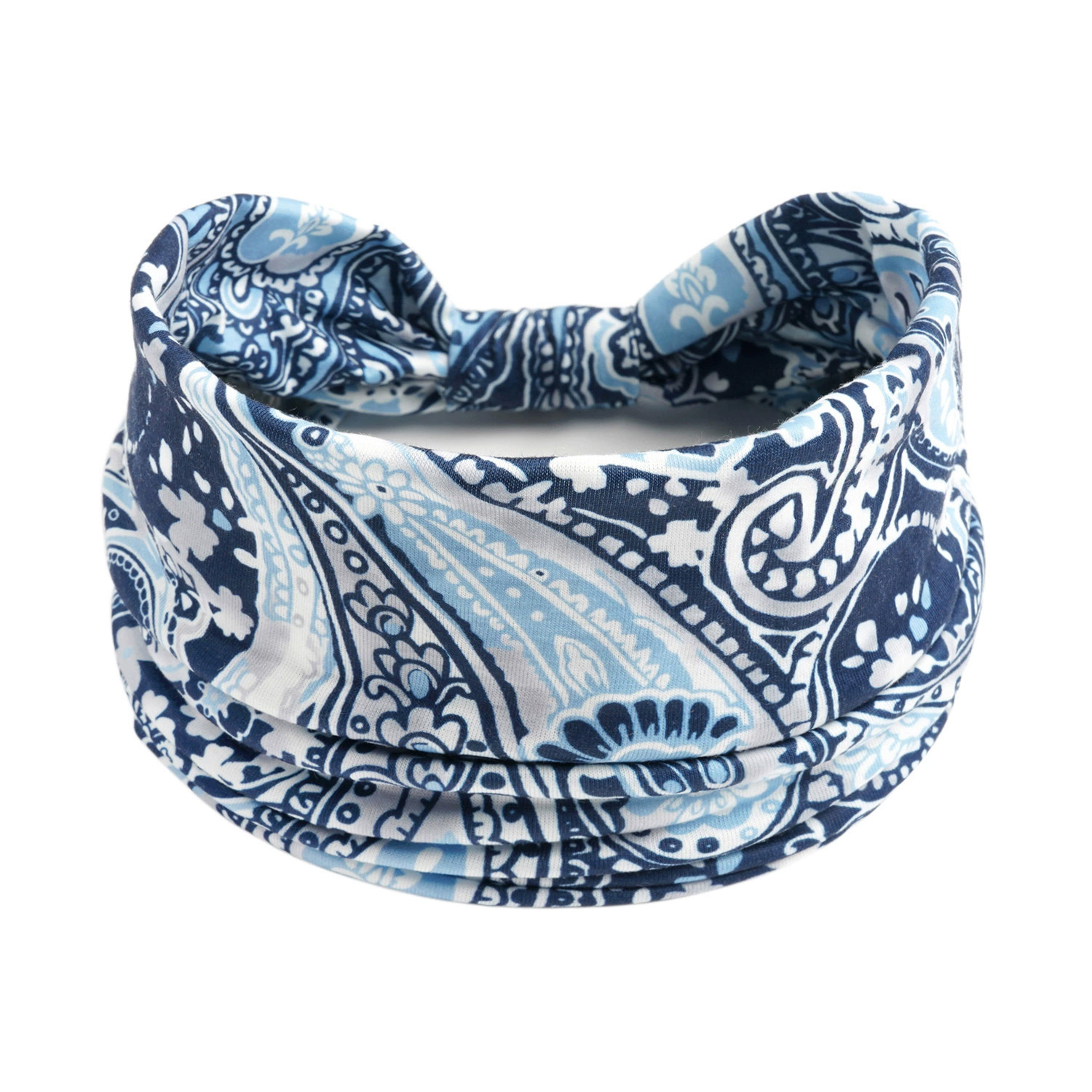 Retro Europa y los Estados Unidos venta cruzada de yoga damas correa de cabello toallas antiperspirantes elásticas algodón absorbedor correa de cabello nuevo accesorio para el cabello