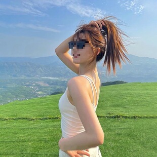 Zhao Lusi Style White Camisole with Chest Pads for Women, Summer Outerwear, Beautiful Back Bra, Slim Fit Sleeveless Top