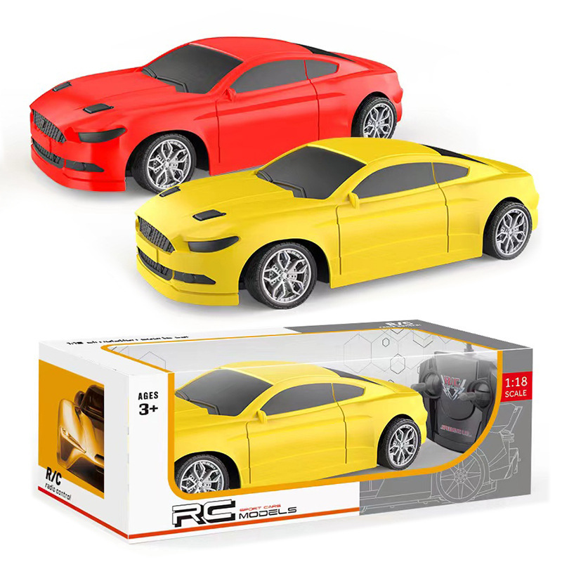Electric four-way remote control car wholesale remote control car toy children's toy car model electric car Mustang sports car toy