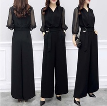 大码女装 2020秋装胖mm洋气职业西装马甲大码女装三件套潮