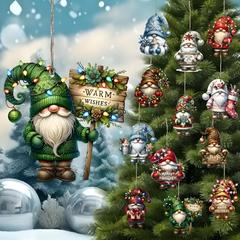 クロスボーダー人気のクリスマスデコレーションペンダント、ノームは家庭用クリスマスツリーデコレーションパーティーデコレーションに適しています。