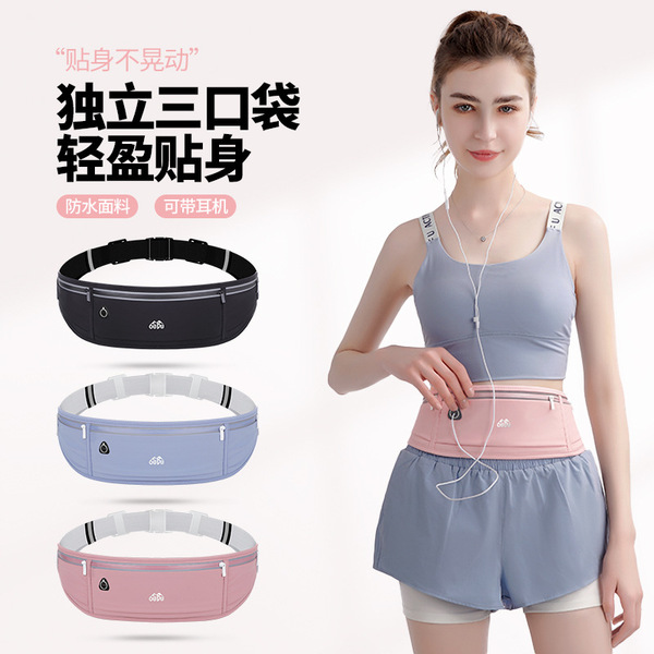 sports capacious waterproof elastic belt bag for men and women for…