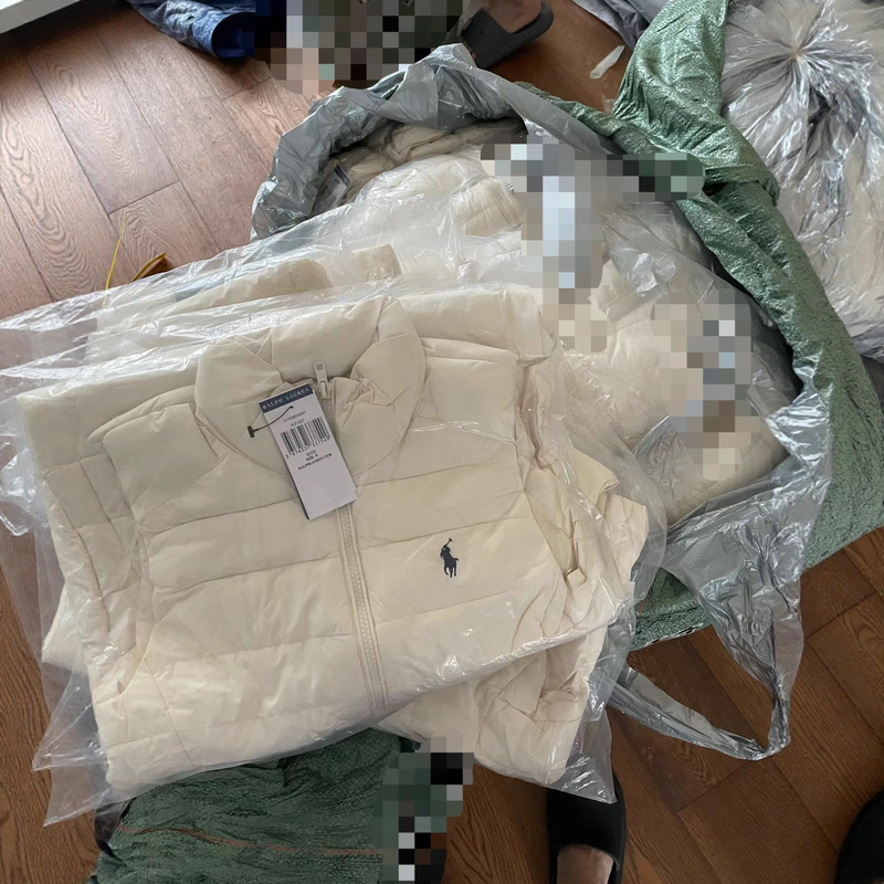 Rl Ralph Lauren Embroidered Stand Collar Zip-Up Sleeveless Vest Cotton Jacket, Simple and Versatile, High Quality, Can Be Scanned for Authenticity