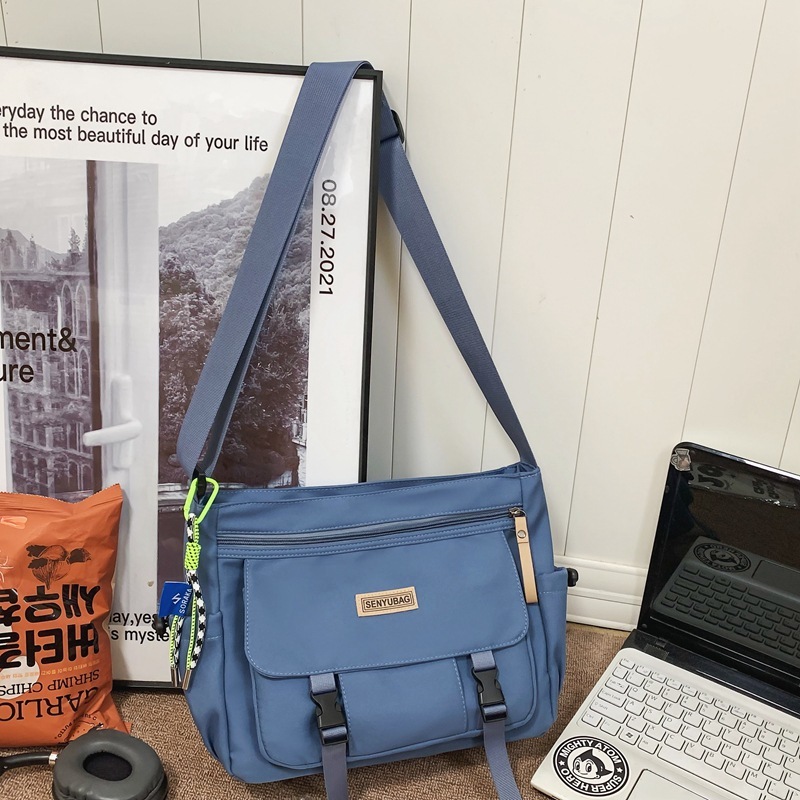 斜めショルダーバッグメンズinsファッションブランド工装日系レジャースポーツ大容量学生ショルダーバッグ個性郵便バッグ|undefined