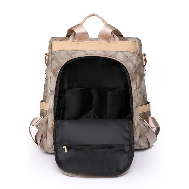2023 New Multifunctional Anti-theft Backpack for Women with Large Capacity Leisure Women's Backpack Dual-purpose Shoulder Bag_voghion.com