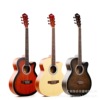 Export cross -border 40 -inch wooden guitar matte cloud surface Salon water song willow noodles