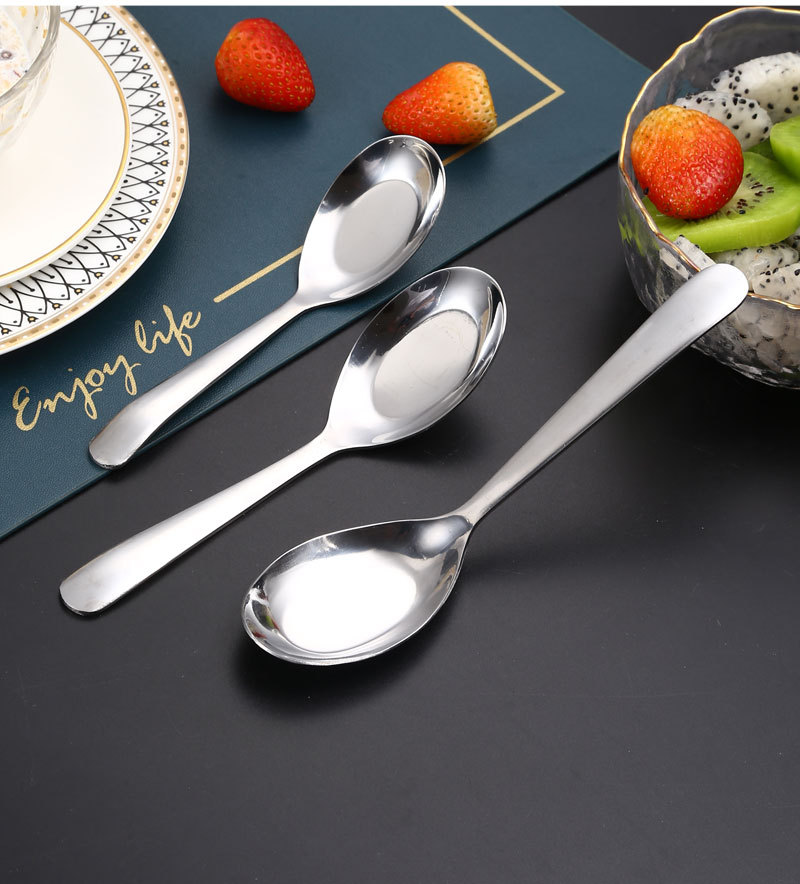 Casual Solid Color Stainless Steel Tableware 1 Piece display picture 4