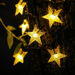 Cross-border Amazon solar bubble ball light string crystal ball LED round ball light outdoor waterproof decorative light color light