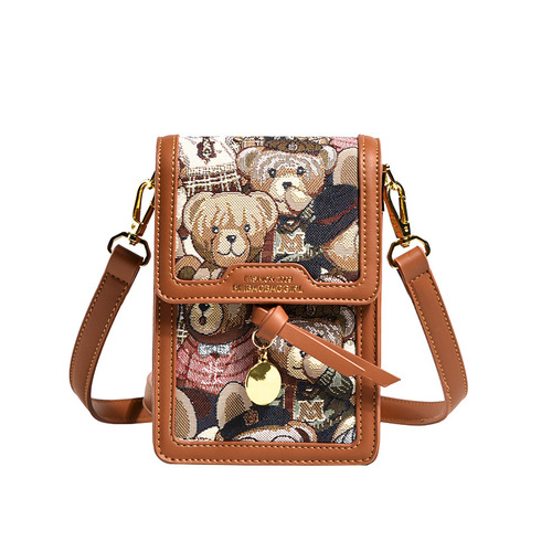 North bag source factory mobile phone bag women's 2024 new fashion women's bag canvas bag casual shoulder crossbody bag