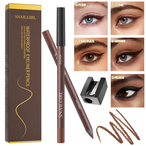 Amazon's Best-Selling Snailgirl Eyeliner Gel Pen, Waterproof, Sweat-Proof, Long-Lasting, Colorful Eyeliner Pen, Cross-Border Makeup
