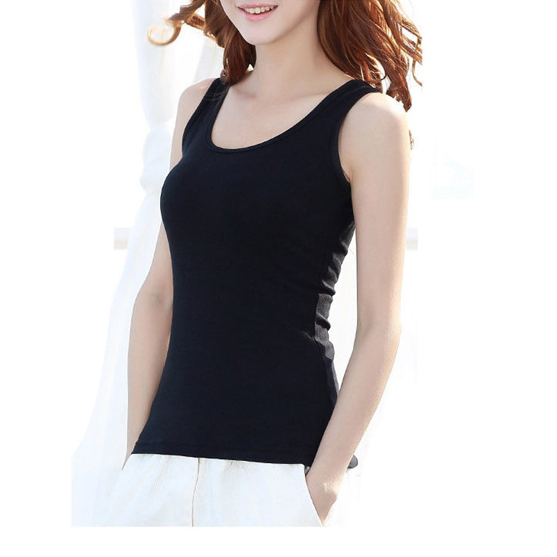 Pure Cotton Camisole Women's Summer Outer Wear Beautiful Back Sleeveless T-Shirt Tight Women's Base Inner Summer Top Pure Cotton Camisole Women's Summer Outer Wear Beautiful Back Sleeveless T-Shirt Tight Women's Base Inner Summer Top