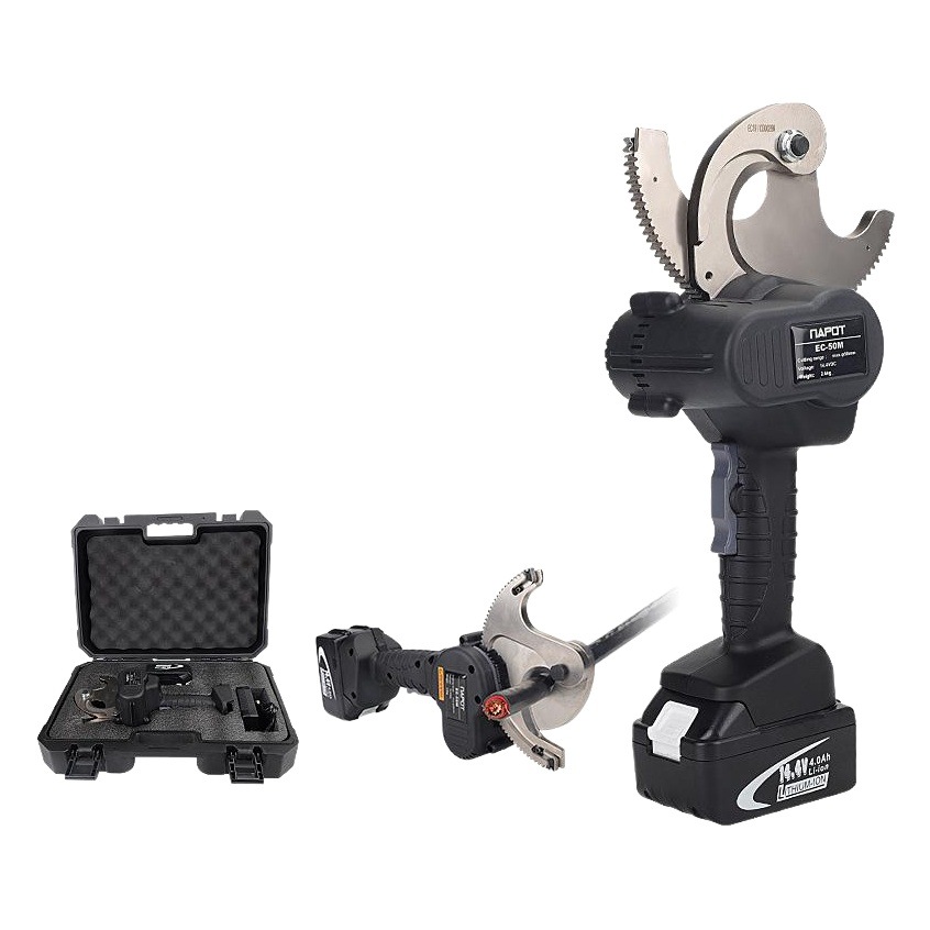 Cortadora de cable de trinquete eléctrico EC-50M ligero rápido hidráulico cable cortador de cable engranaje tijeras