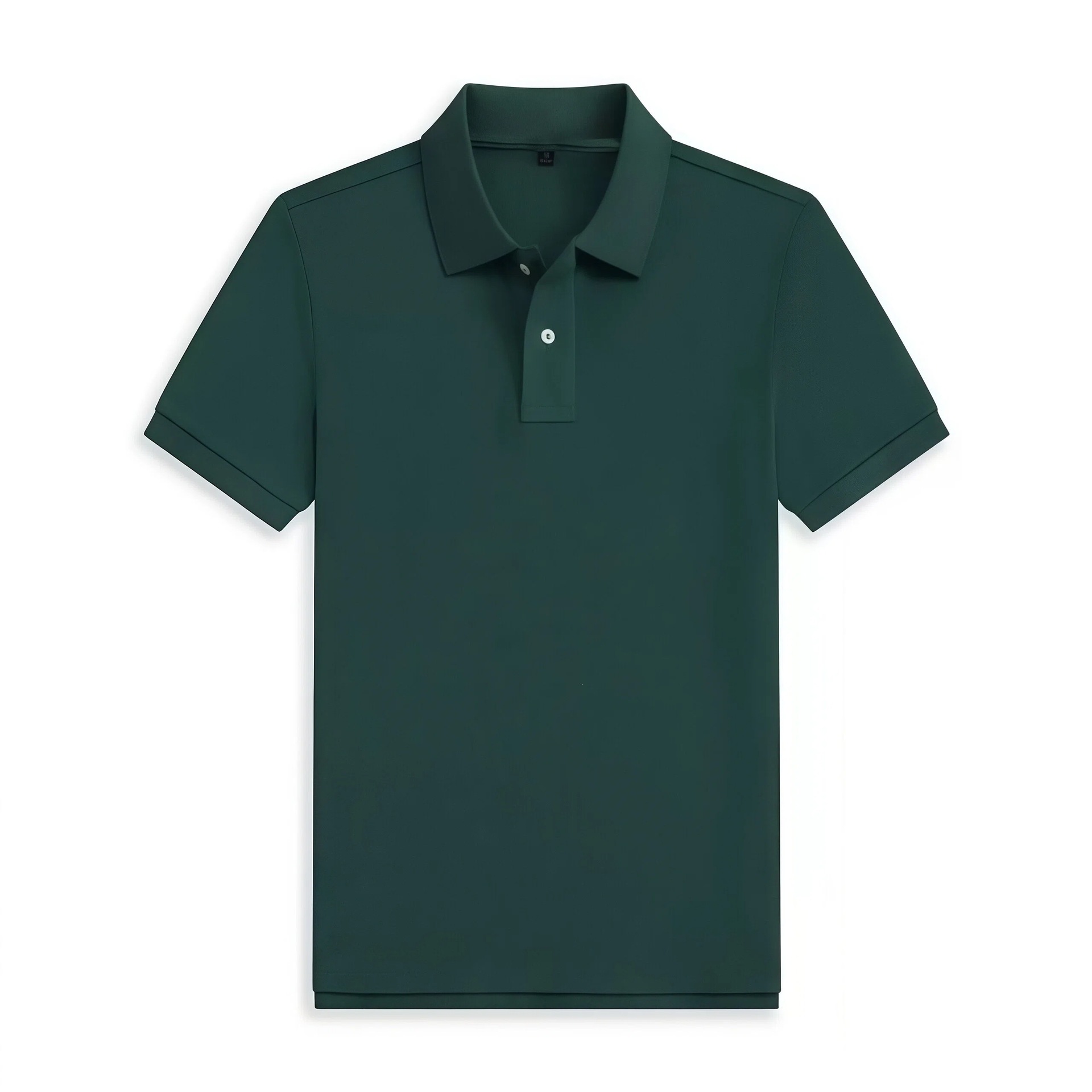 Camisa Polo de Manga Corta para Hombre de Poliéster, Transpirable para Verano