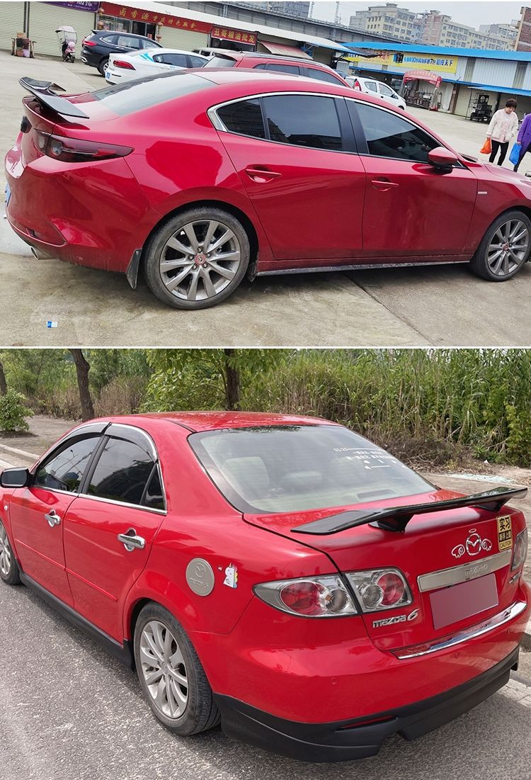 Suitable for Mazda 3 Angkesela Rear Wing Atez Xingyi Ruiyi Ma 2 Jinxiang Rear Wing Laoma 6 Rear Wing