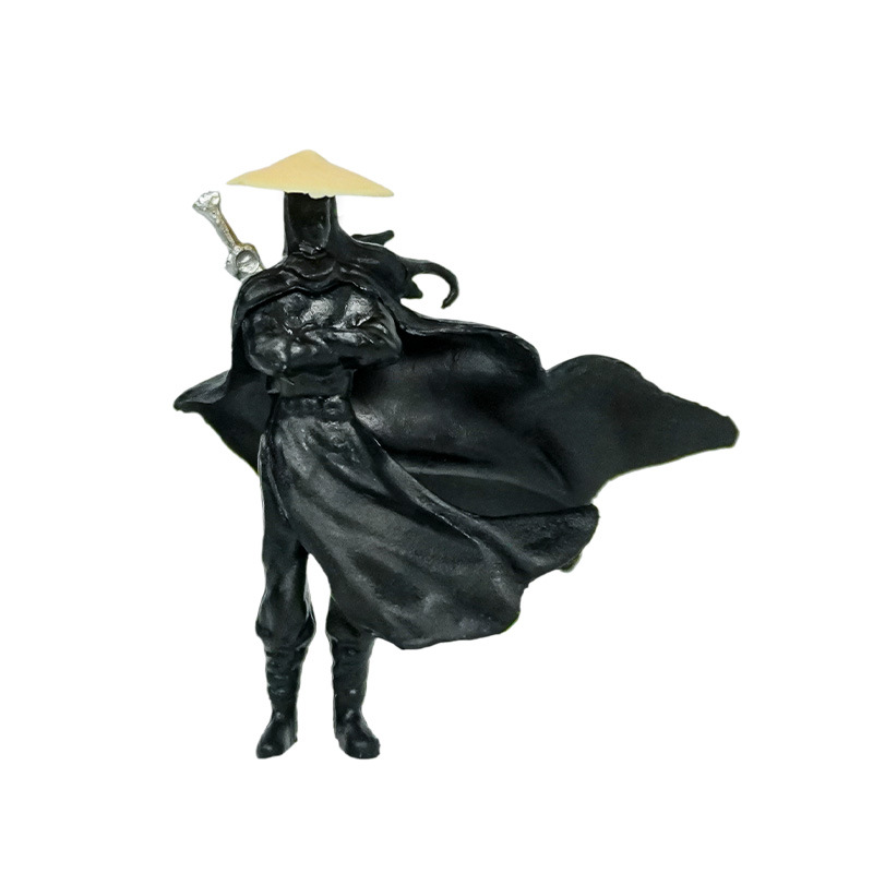 Bonsai paisajismo pequeños adornos Jianghu anciano estilo antiguo caballero modelo de muñeca en miniatura juego de moda micro paisaje rocalla