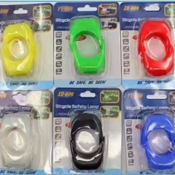 Luz de rana de bicicleta de montaña 6 generación 5 generación decoración de bicicletas lámparas de parpadeo lámparas de manillar lámparas de silicona 009 luz de rana