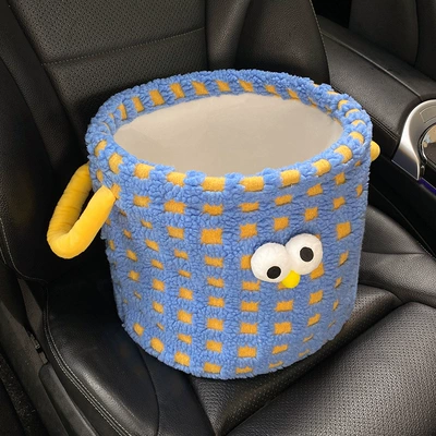 Car storage bag/box Folding Car Storage Box - blue-monster-storage-bucket
