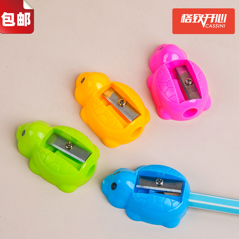 Afilador de lápices en forma de animal de dibujos animados suministros para estudiantes pájaro gatito sacapuntas mini tortuga linda sacapuntas