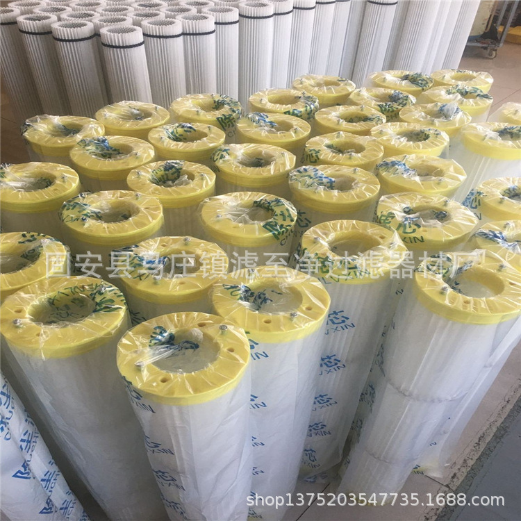 搅拌站滤芯 水泥混凝土仓顶除尘器滤芯 搅拌楼料仓罐顶除尘滤芯