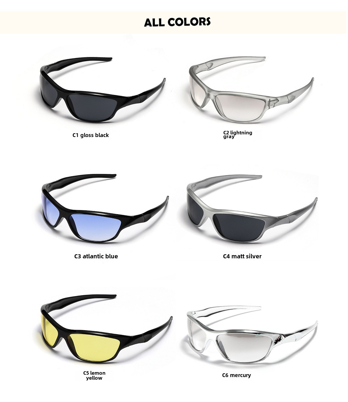 Xungesaibo futuristic glasses men's silver Y2K functional sunglasses ins female street Millennium hot girl sunglasses_voghion.com