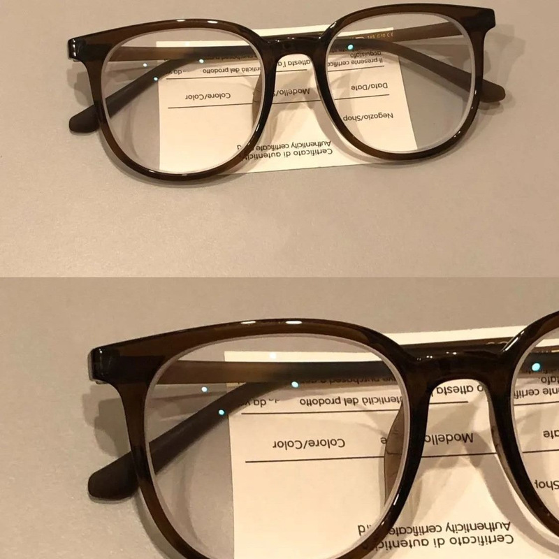 New Sven Chestnut Brown Myopia Glasses Women's Large Frame Frosted High Color Value Anti-Blue Light Optical Flat Lens