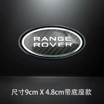 Land Rover Modification Stickers, Trunk — Car logo - 8-black-carbon-black-base