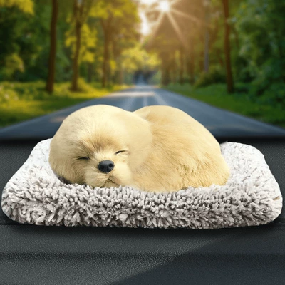 Car Interior Decoration Items, Realistic Cat Aktiv kömürlü qoxu uducular - small-yellow-labrador