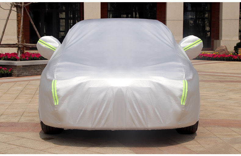 in stock Car Clothes Full Cover Four Seasons Universal Thickened Cotton Waterproof Anti-hail Sunshade Sunscreen Car Clothes Car Cover