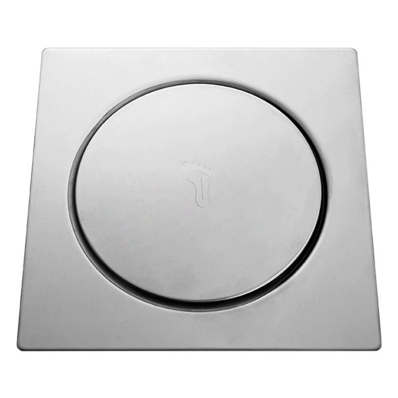 Отскок из нержавеющей стали Слив для пола Квадратный отскок Инженерная защита от запаха Слив для пола Нога на полу Ближний Восток Египет Слив для пола