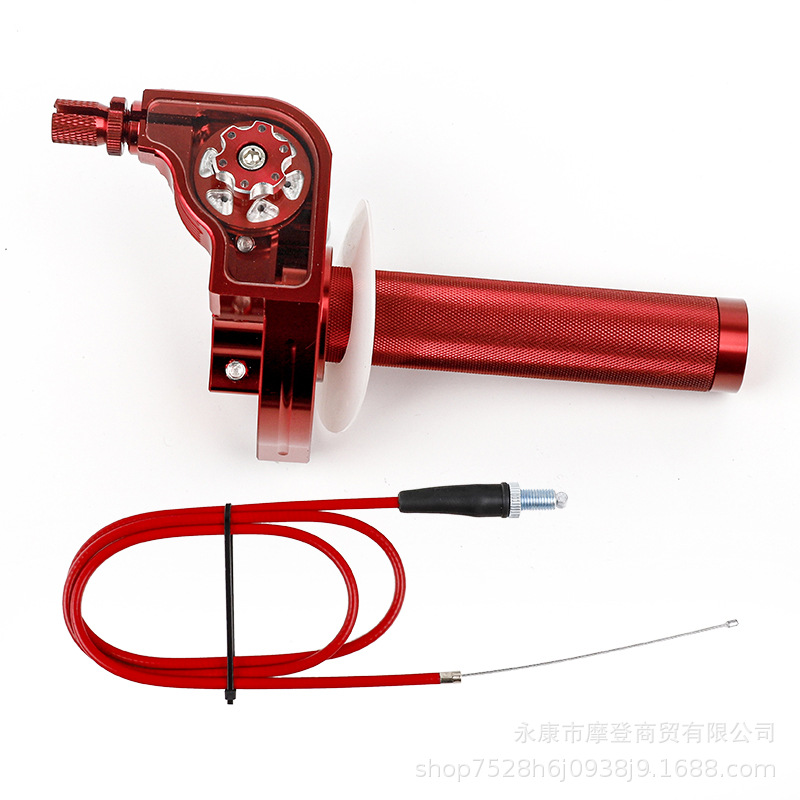 Off-Road Motorcycle Cnc Aluminum Throttle Seat Body Twist Handle Large Twist Handle Seat Cable Cable Oiler