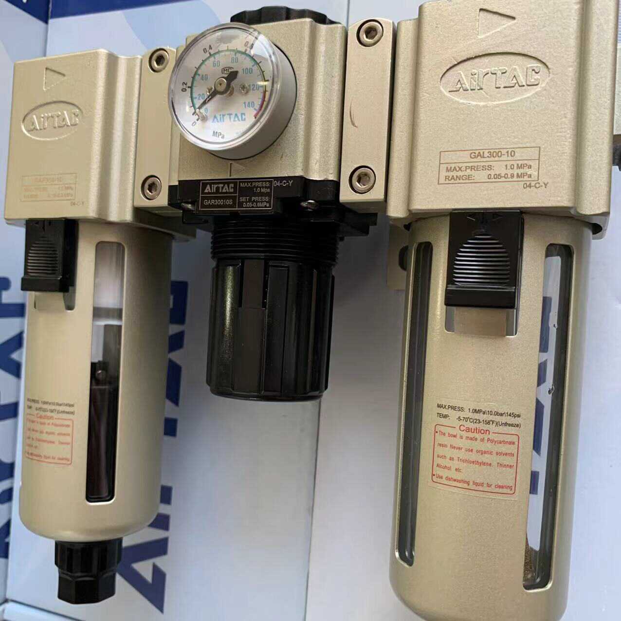 亚德客气动三联件GAC30008AS GAC30010AS GAC30015AS自动排水