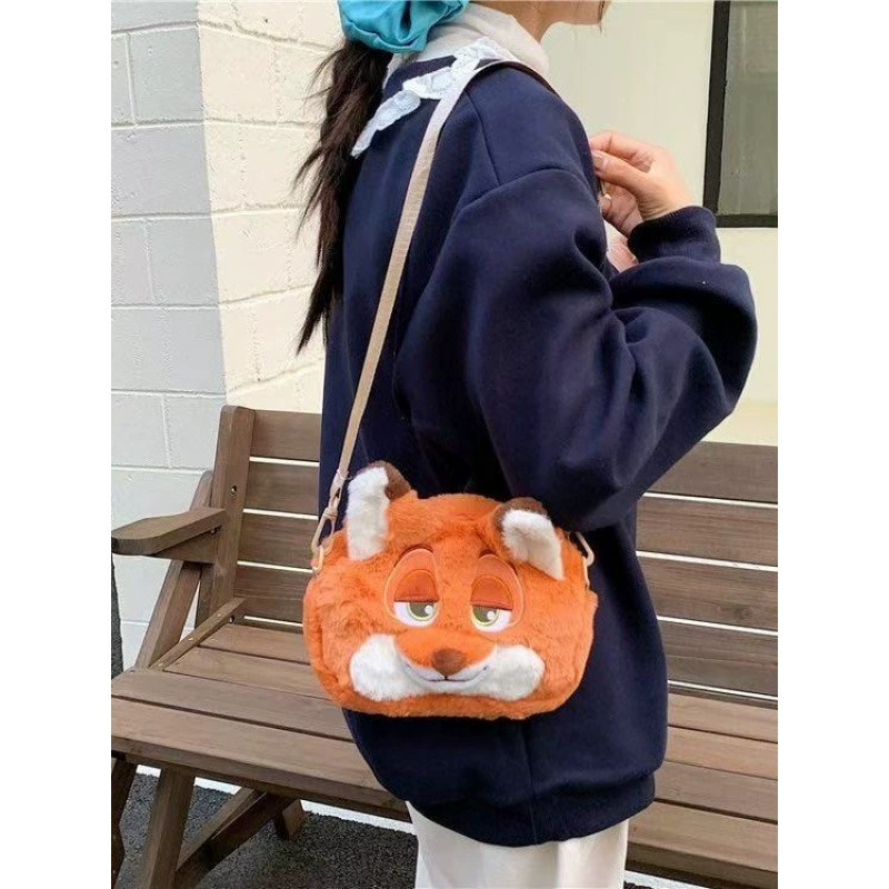 Cartoon backpack, cute shoulder bag, one-shoulder bag